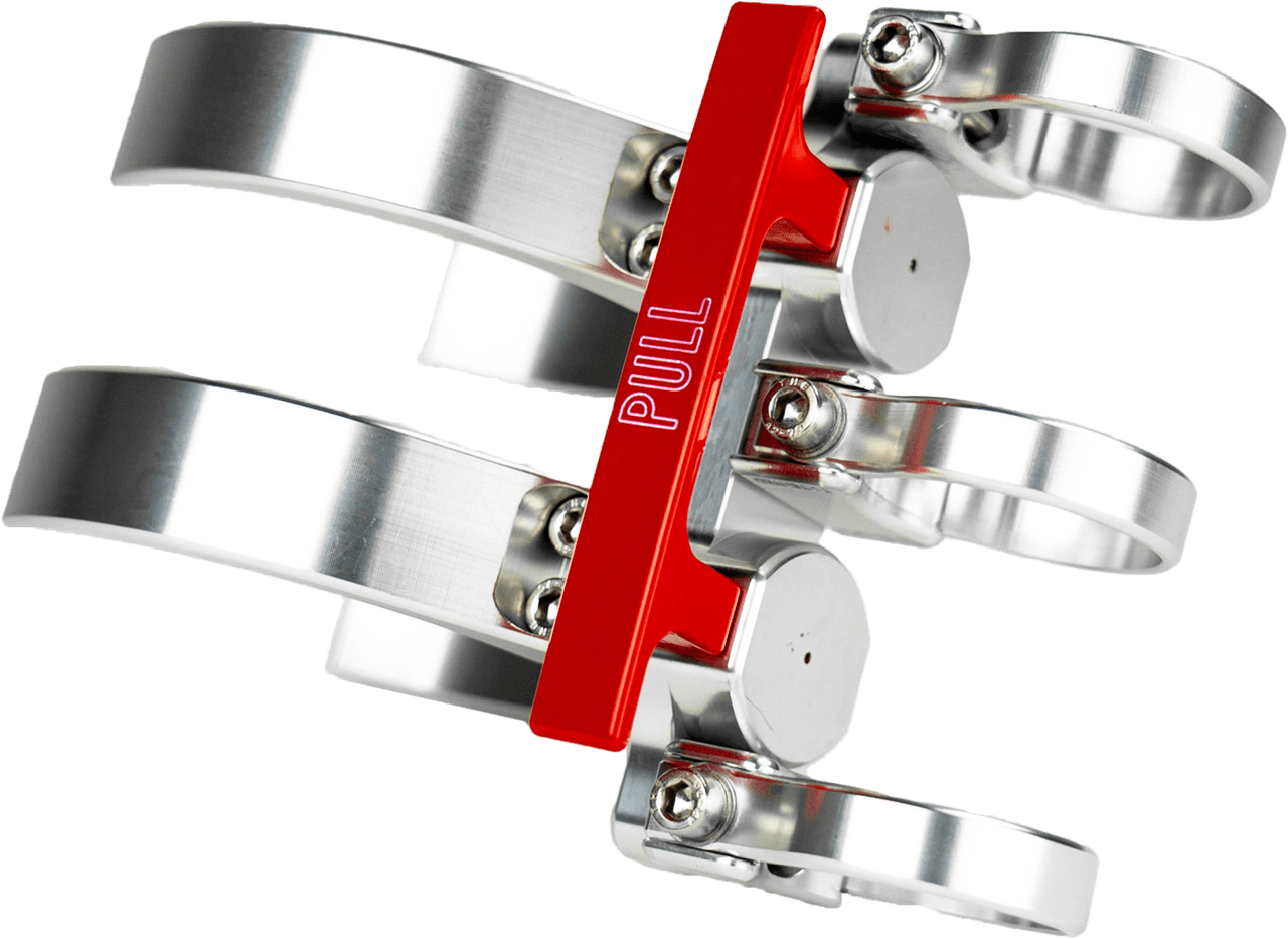 Axia Quick Release Fire Mount For 5LB Amerex- Silver