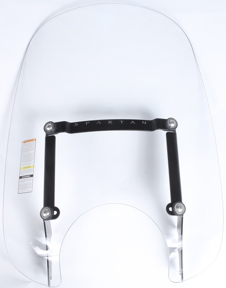 SPARTAN WINDSHIELD 18.5" CLEAR QUICK RELEASE
