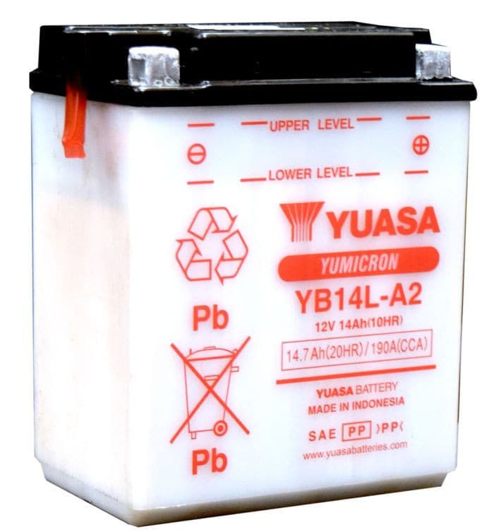 YUASA YB14L-A2 YUMICRON-12 VOLT BATTERY