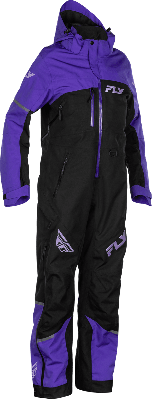 Fly Racing Women'S Cobalt Shell Monosuit Purple/Black MD