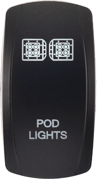 XTC Power Products Dash Switch Rocker Face Pod Ligghts