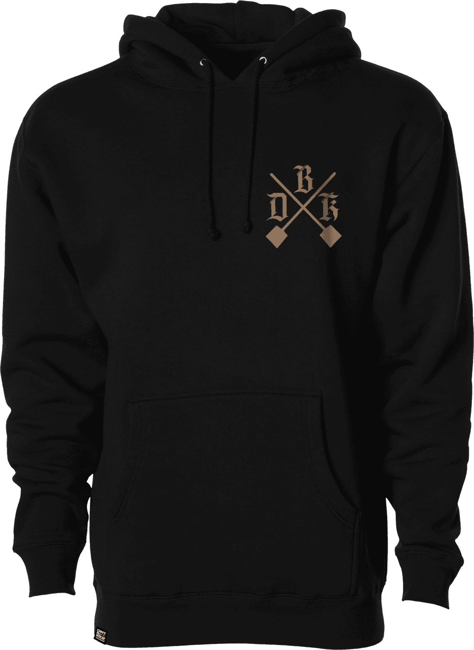 Dbk Camo Shovels Hoodie Black LG