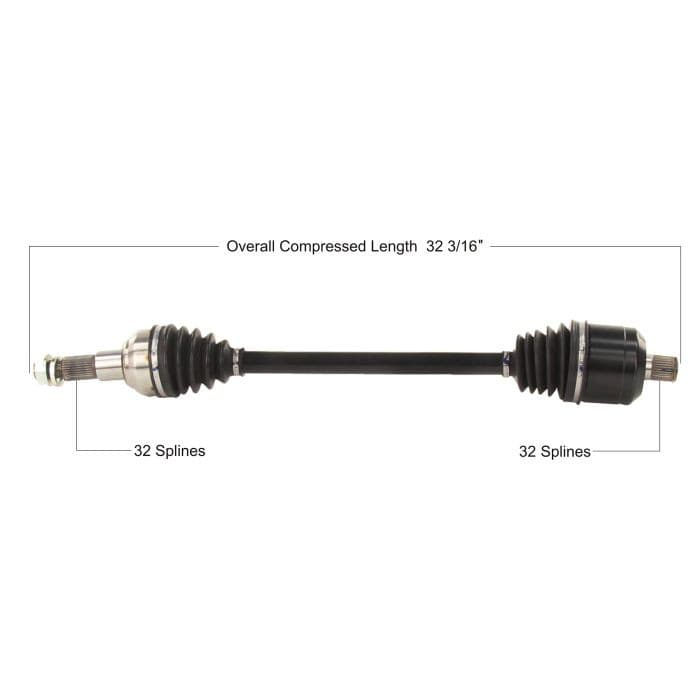 TYTANEUM OE REPLACEMENT CV AXLE KAWASAKI REAR LEFT/RIGHT