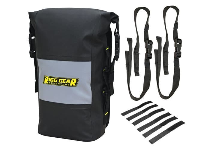 Nelson-Rigg Hurricane Crash Bar/Tailbag Black/Grey 5L