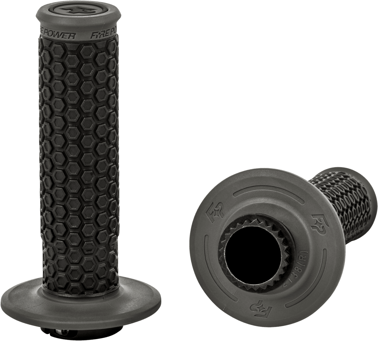 Fire Power Pilot MX Lock-On Grips Black/Gray
