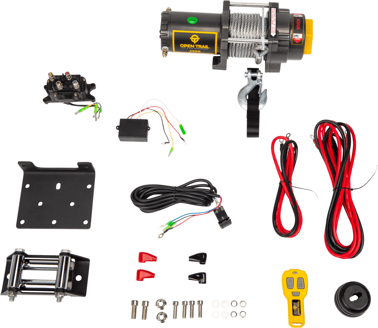 Open Trail 4500LB Winch Steel Wire