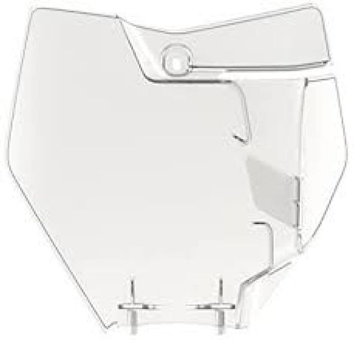 POLISPORT NUMBER PLATE KTM, CLEAR 99