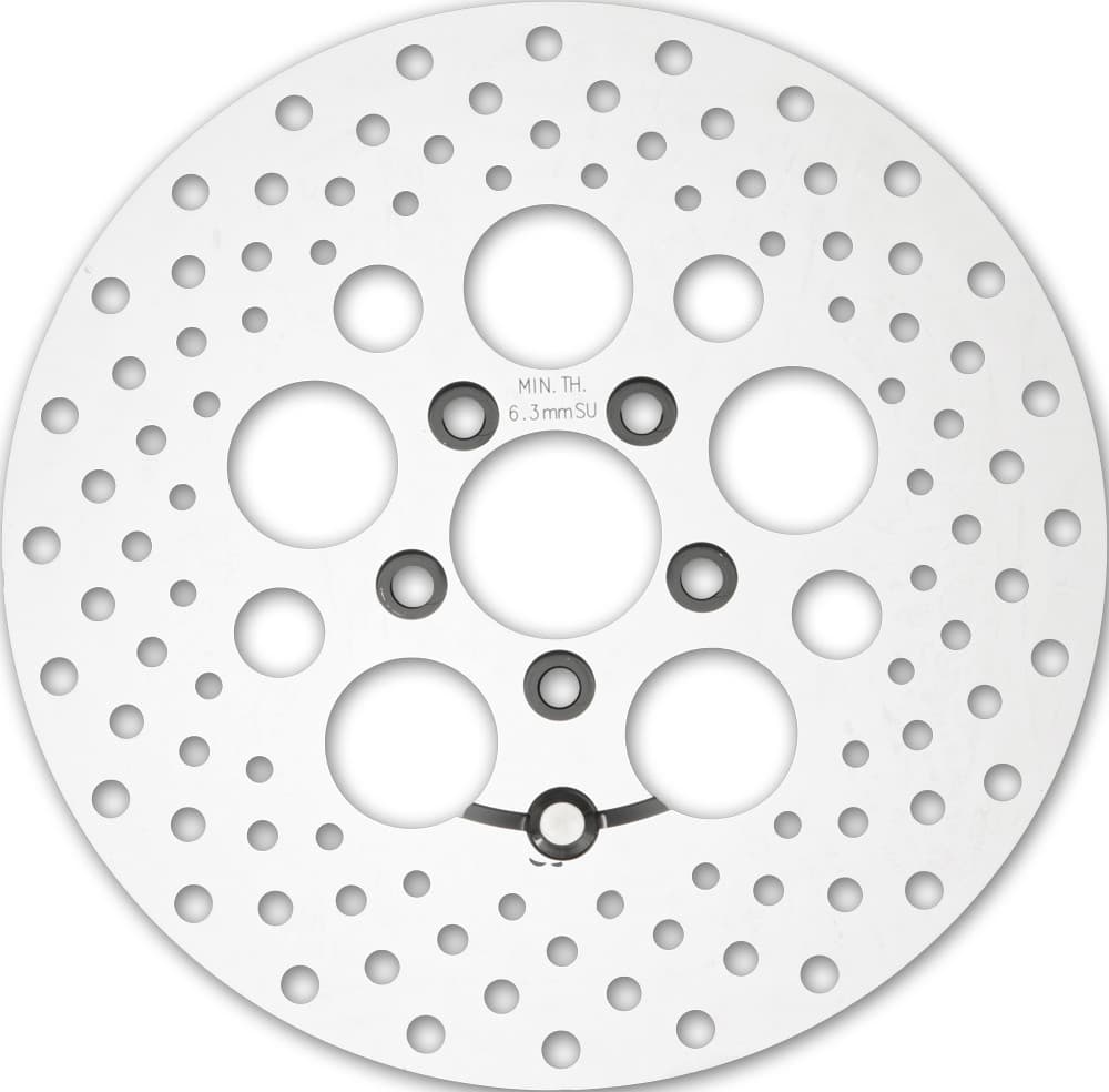 HardDrive Ss Drilled Rr Rotor 11.8 Polsihed