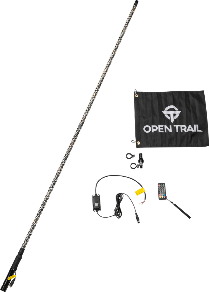 Open Trail 6 Foot Rgb LED Whip Flag
