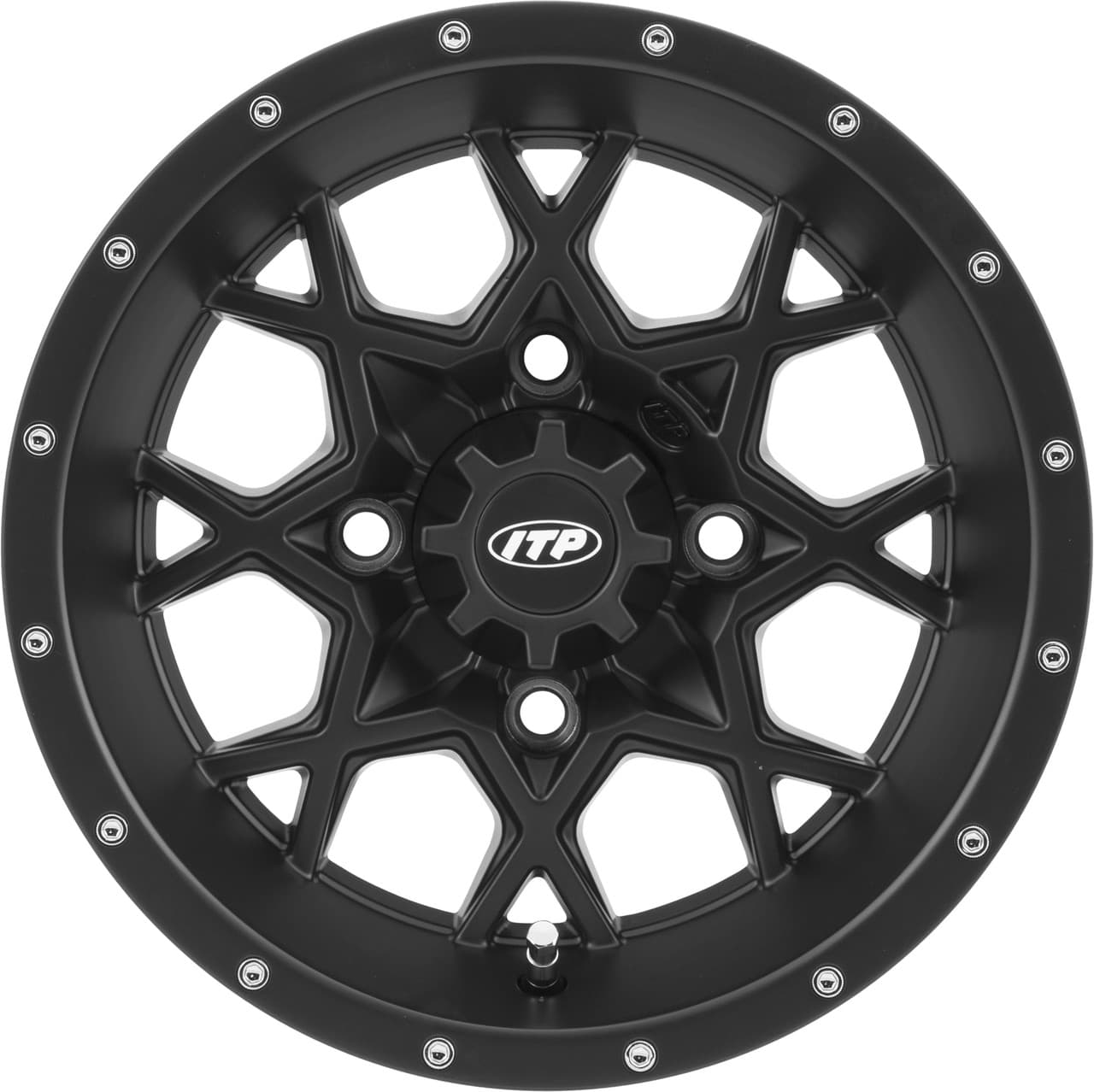 ITP Hurricane Black 16X7 4/137 5+2