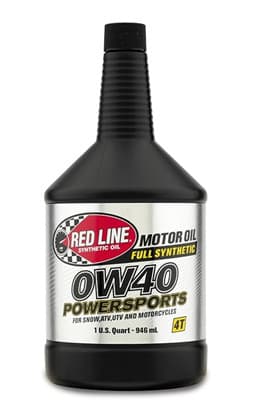 Red Line Powersports 4T 0W40 1 Qt (12/CASE Sold Each)