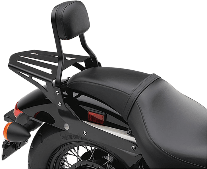 SISSY BAR LUGGAGE RACK FORMED BLACK