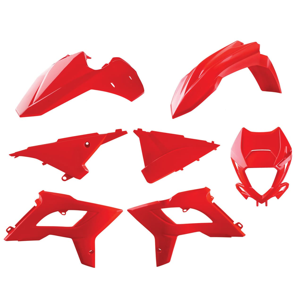 Polisport Restyle Kit W/Mask Beta Red