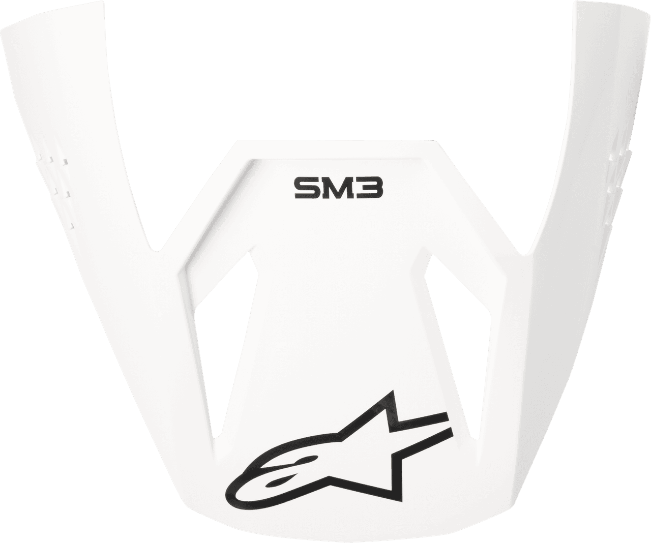 Alpinestars SM3 Solid Visor White Glossy