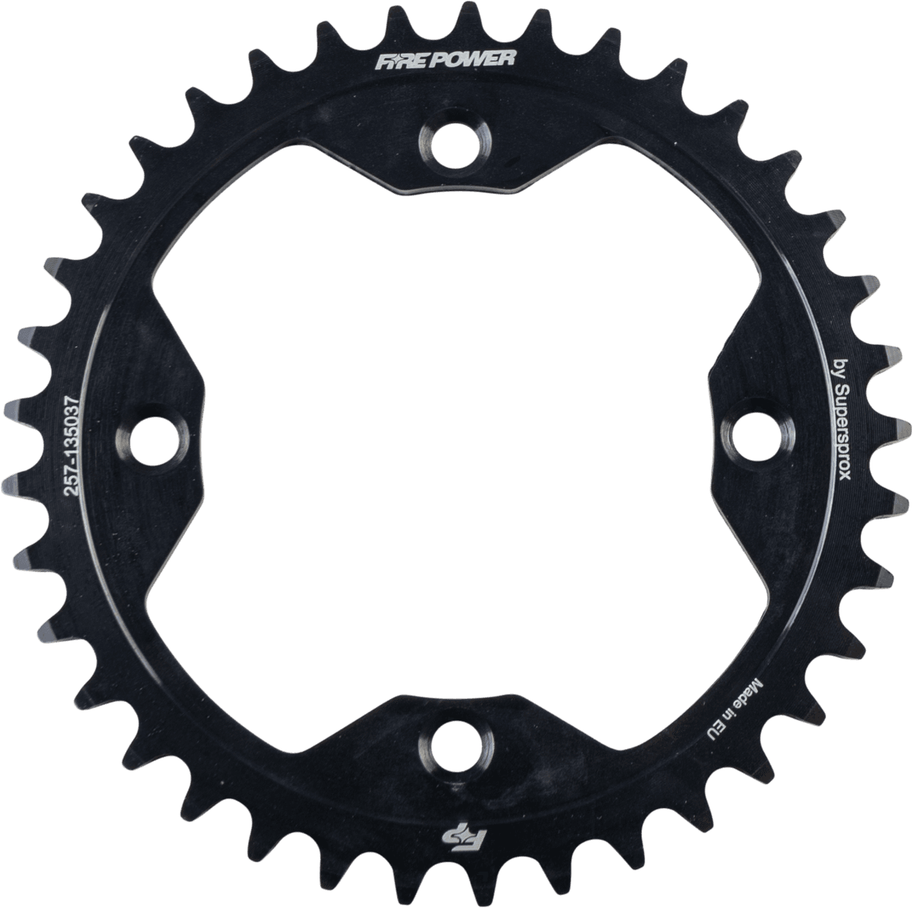 Fire Power Rear Sprocket Steel 37T Black