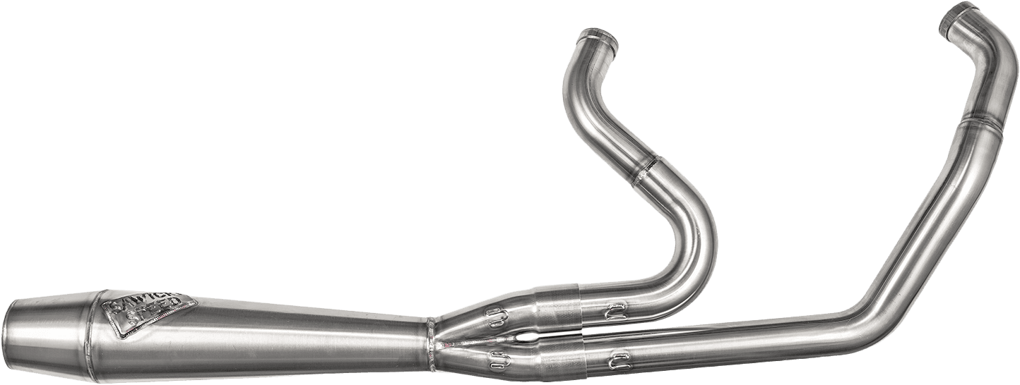 Sawicki 2IN1 Tc Softail Shorty Cannon Brushed Ss