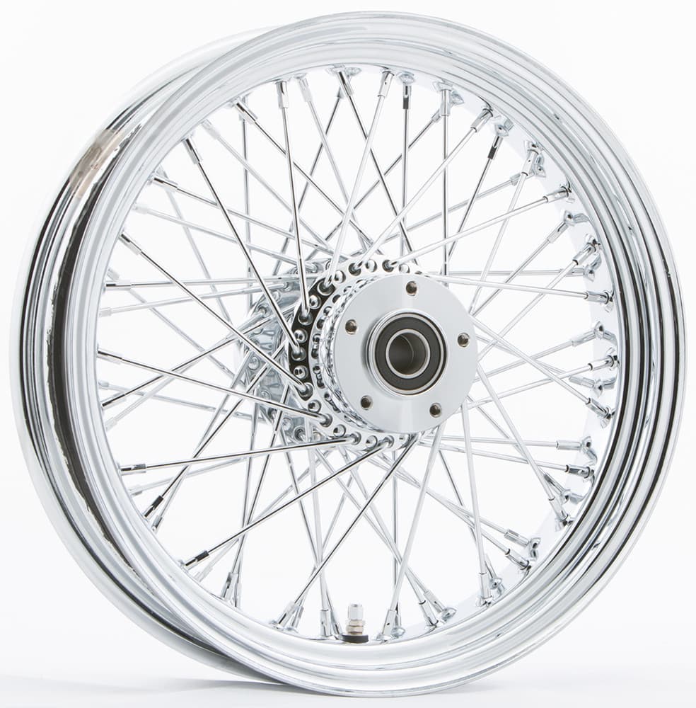 HardDrive Rr 60-SPK Chrome 16X3.5 Bt/XL-Hub 3/4" Axl 00 Ltr