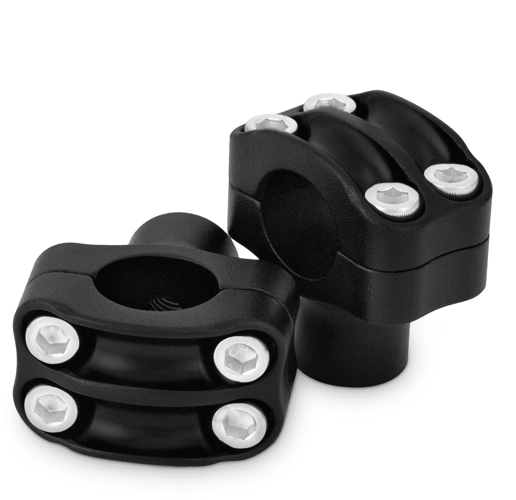Burly Brand Reaper 1-1/2" Risers 1" Bar Set - Texture Black