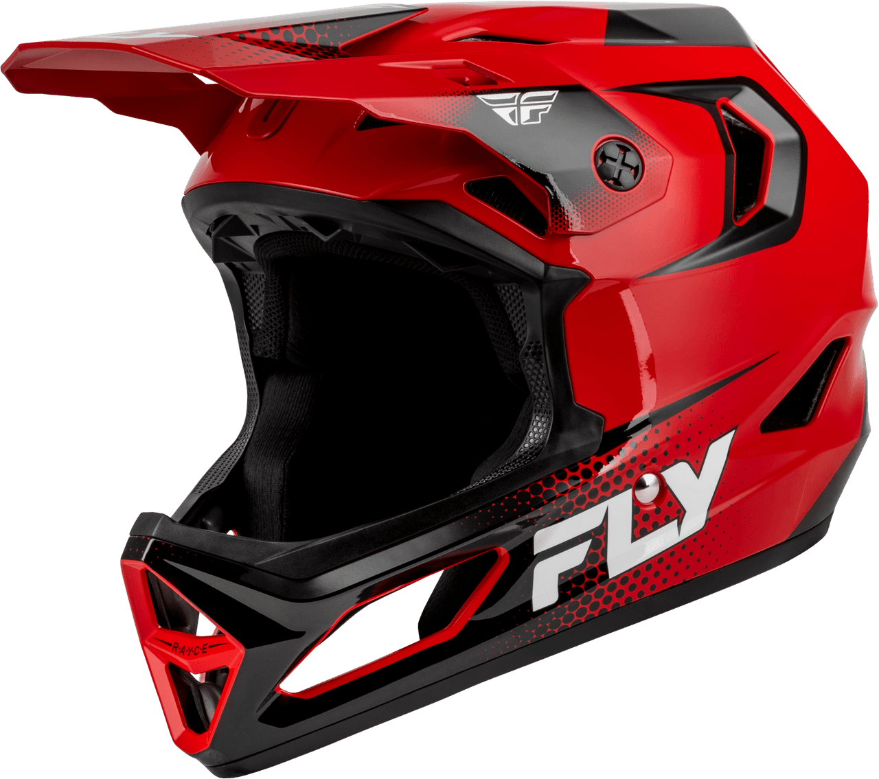 Fly Racing Rayce Sonar Bicycle Helmet Red/Black/White MD