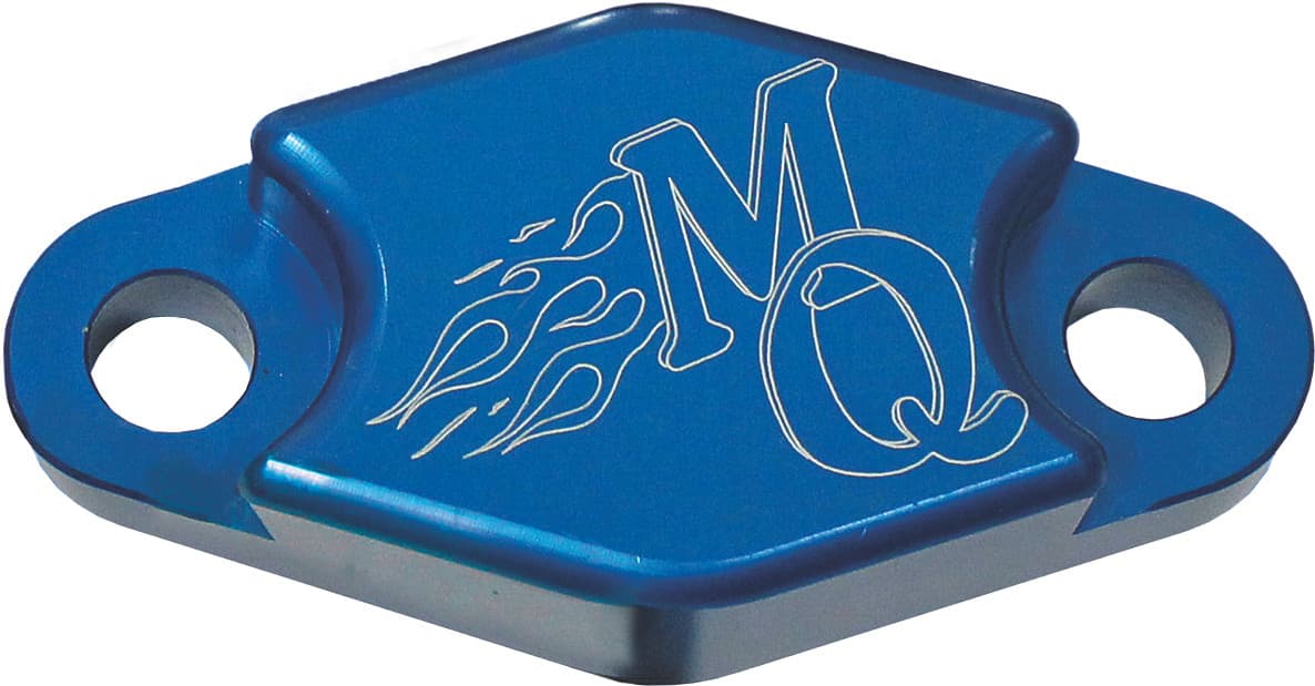 BRAKE BLOCK OFF PLATE (BLUE)