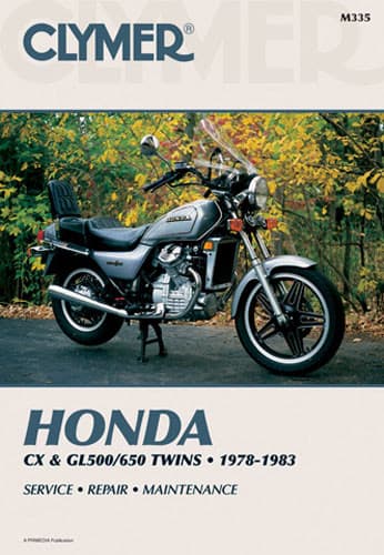 CLYMER MANUAL HON CX & GL500/650 TWINS 78-83