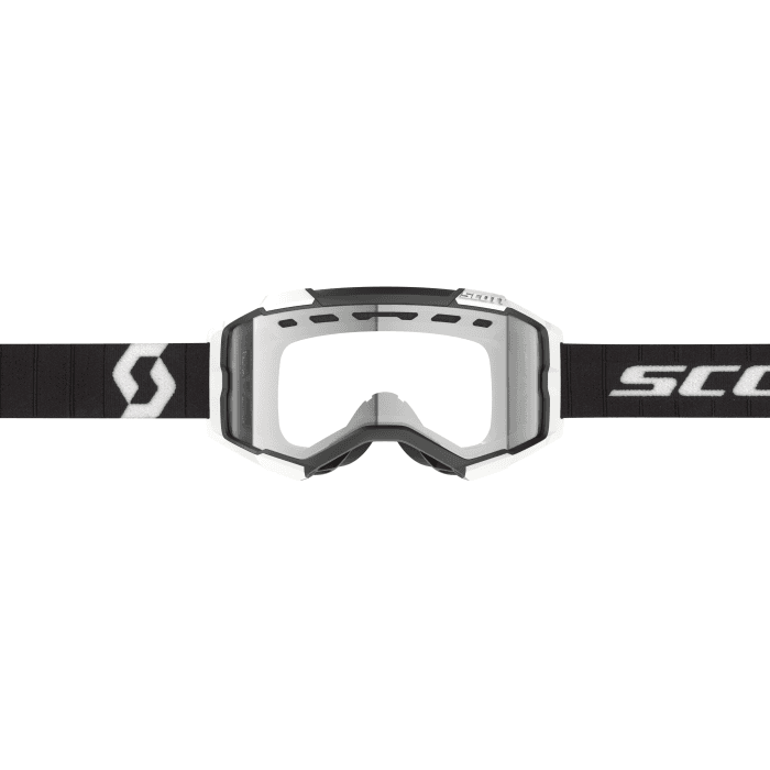 GOGGLE FURY ENDURO BLACK/WHITE - CLEAR WORKS