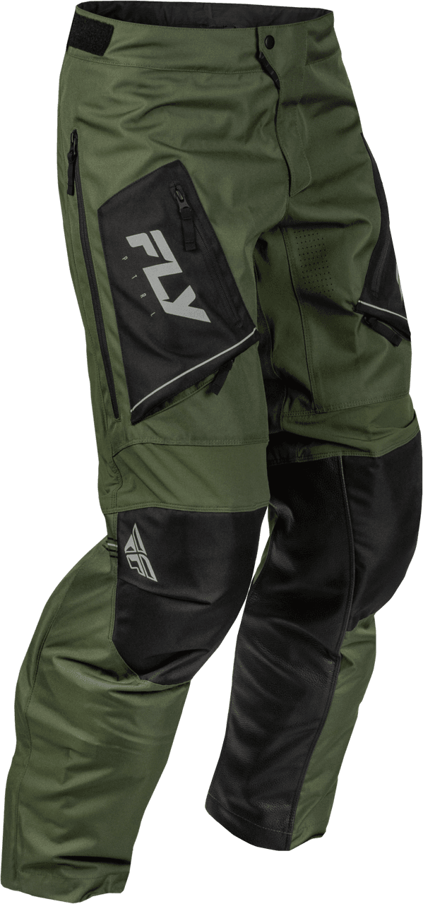 Fly Racing Patrol Over-Boot Pants Forest Green/Black Size 36