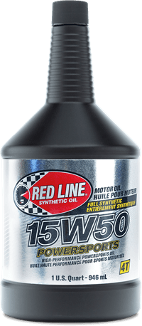 Red Line Powersports 4T 15W50 1 Qt (12/CASE Sold Each)