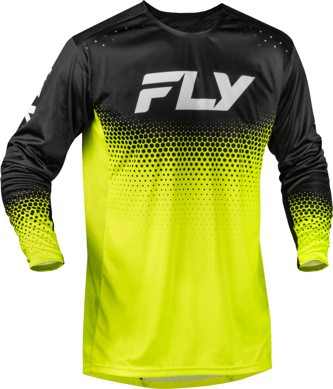 Fly Racing Rayce Sonar Bicycle Jersey Hi-Vis/Black/White XL