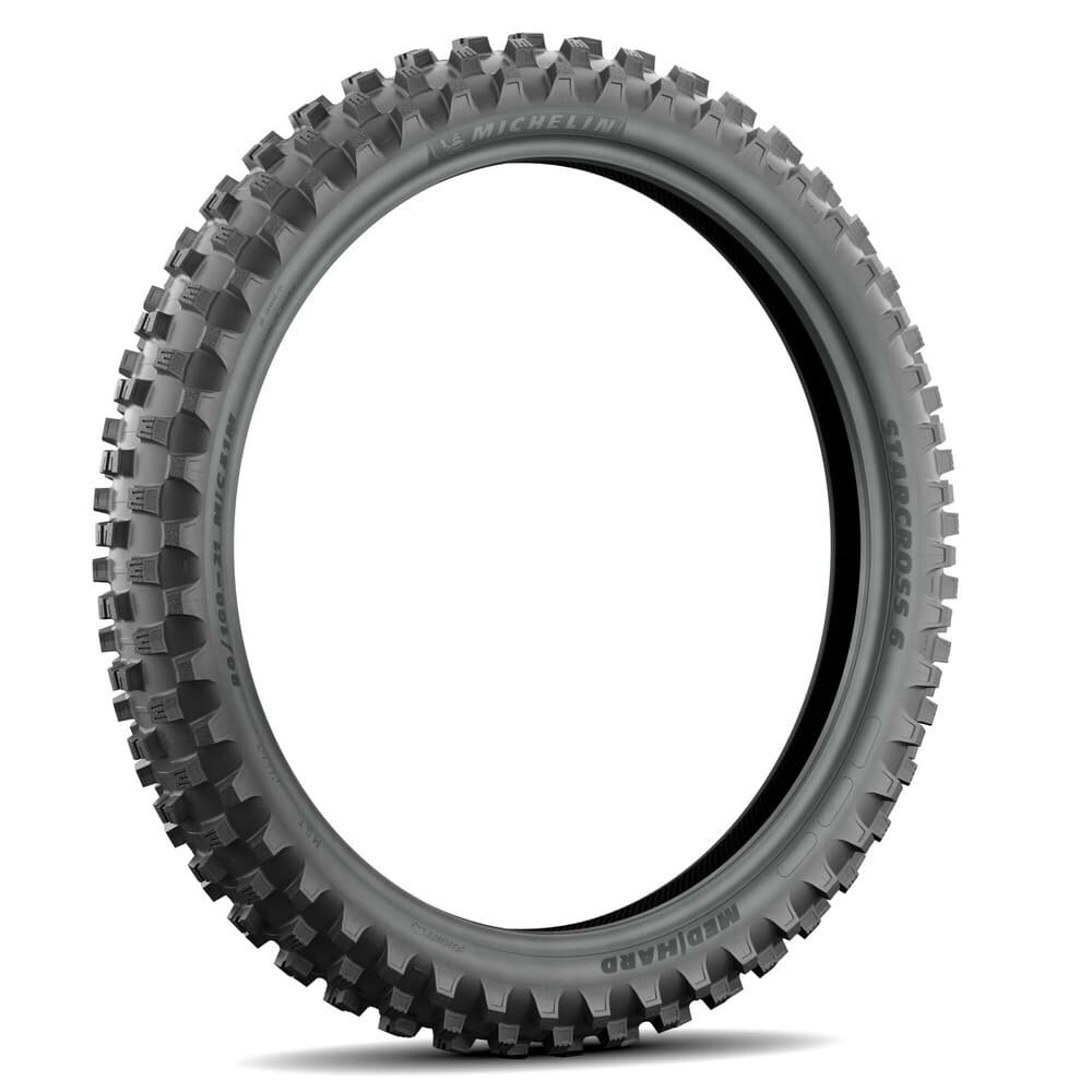 Michelin Tire Starcross 6 Med Hard Front 80/100-21 51M Bias TT