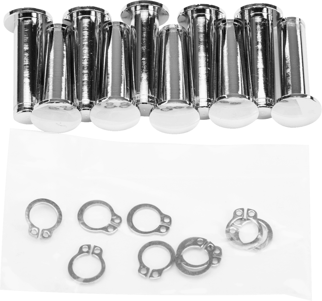 HardDrive Lever Pin & Circlip Bracket `08-20 Flh Chrome