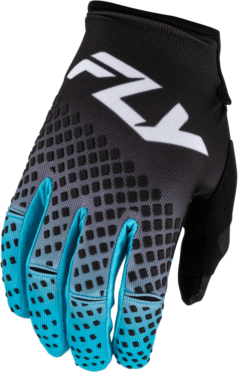 Fly Racing Kinetic Fade Gloves Black/Blue/White LG