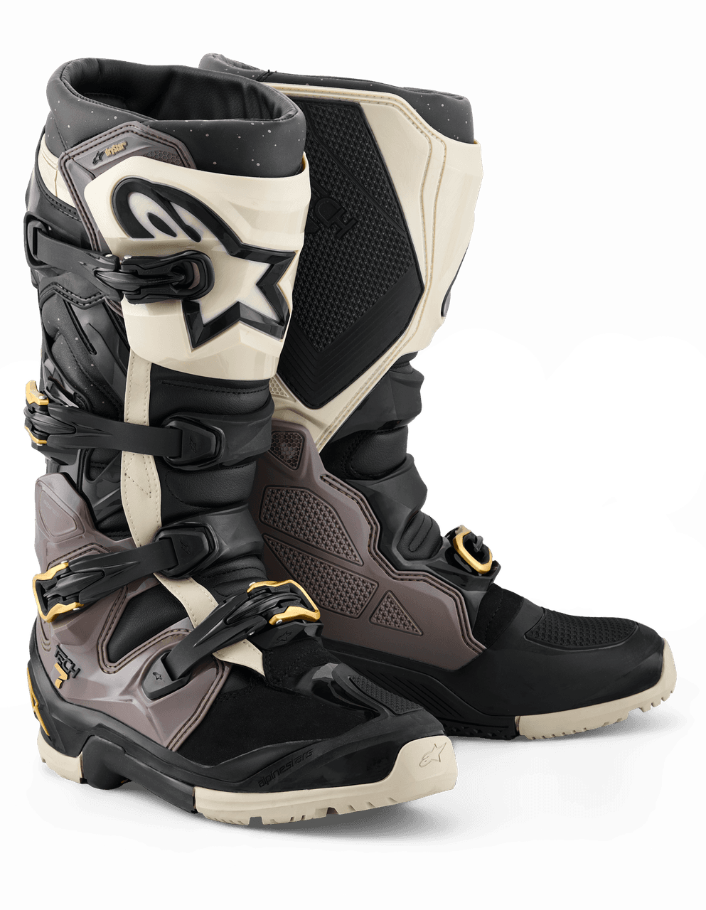 Alpinestars Tech 7 Enduro Drystar Black/Dark Grey/Gold 11