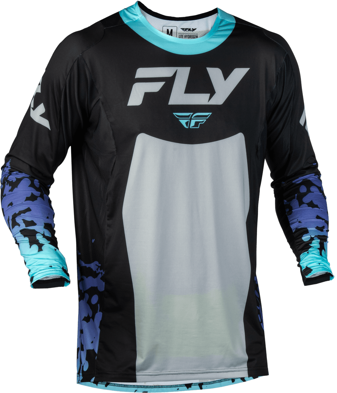 Fly Racing Lite Flake Jersey Black/Grey/Multi LG