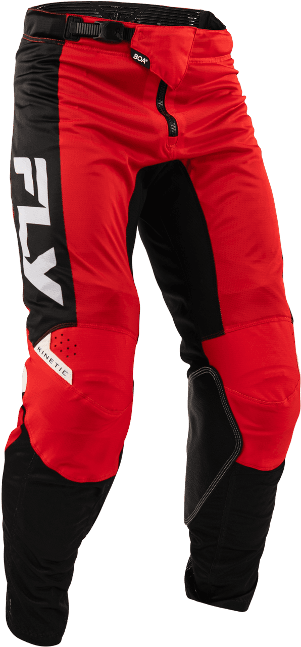 Fly Racing Kinetic Mesh Pants Red/Black/White Size 32