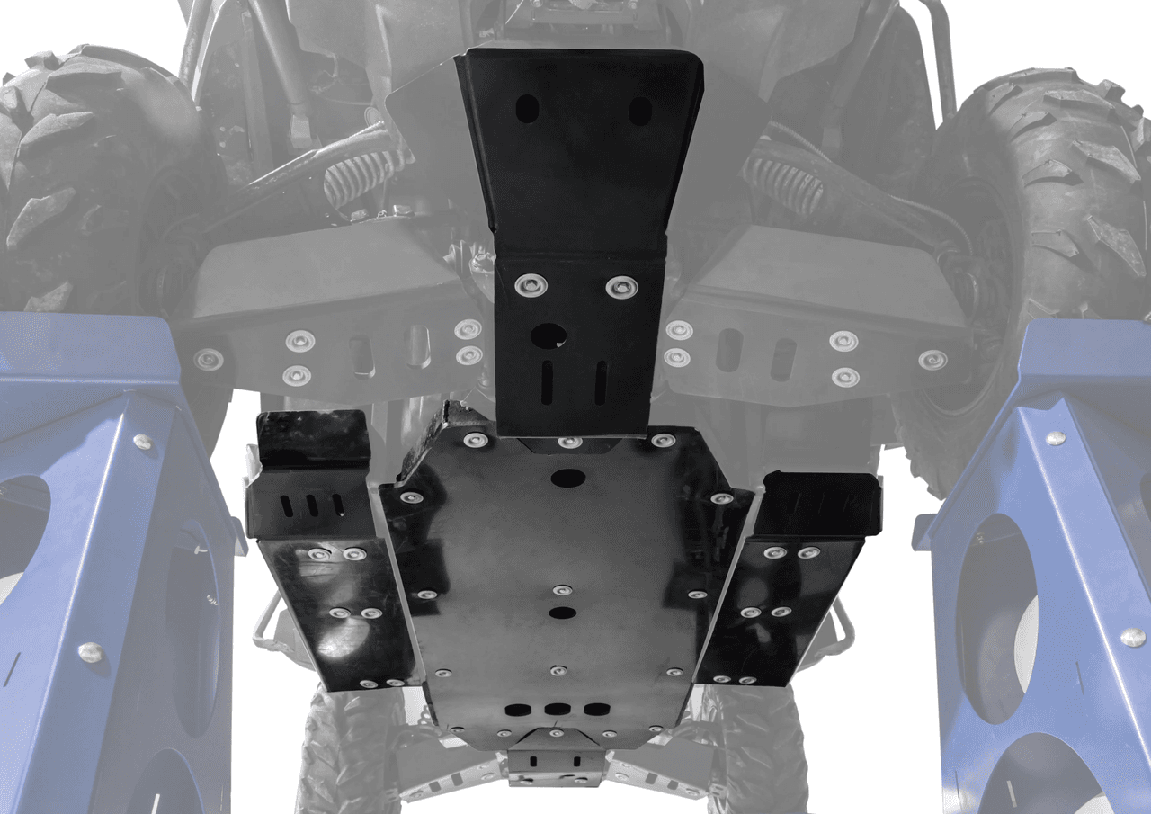 Rival Powersports Usa Hdpe Central Skid Plate Cfm