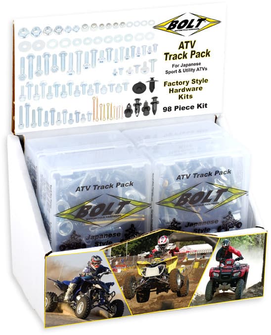 Bolt ATV Track Pack 6/Pack Display