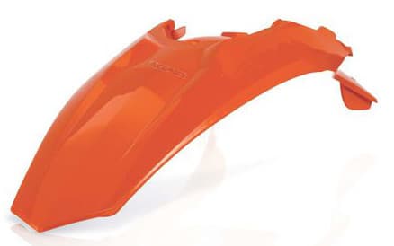 Acerbis Rear Fender W/Taillight Tab Orange