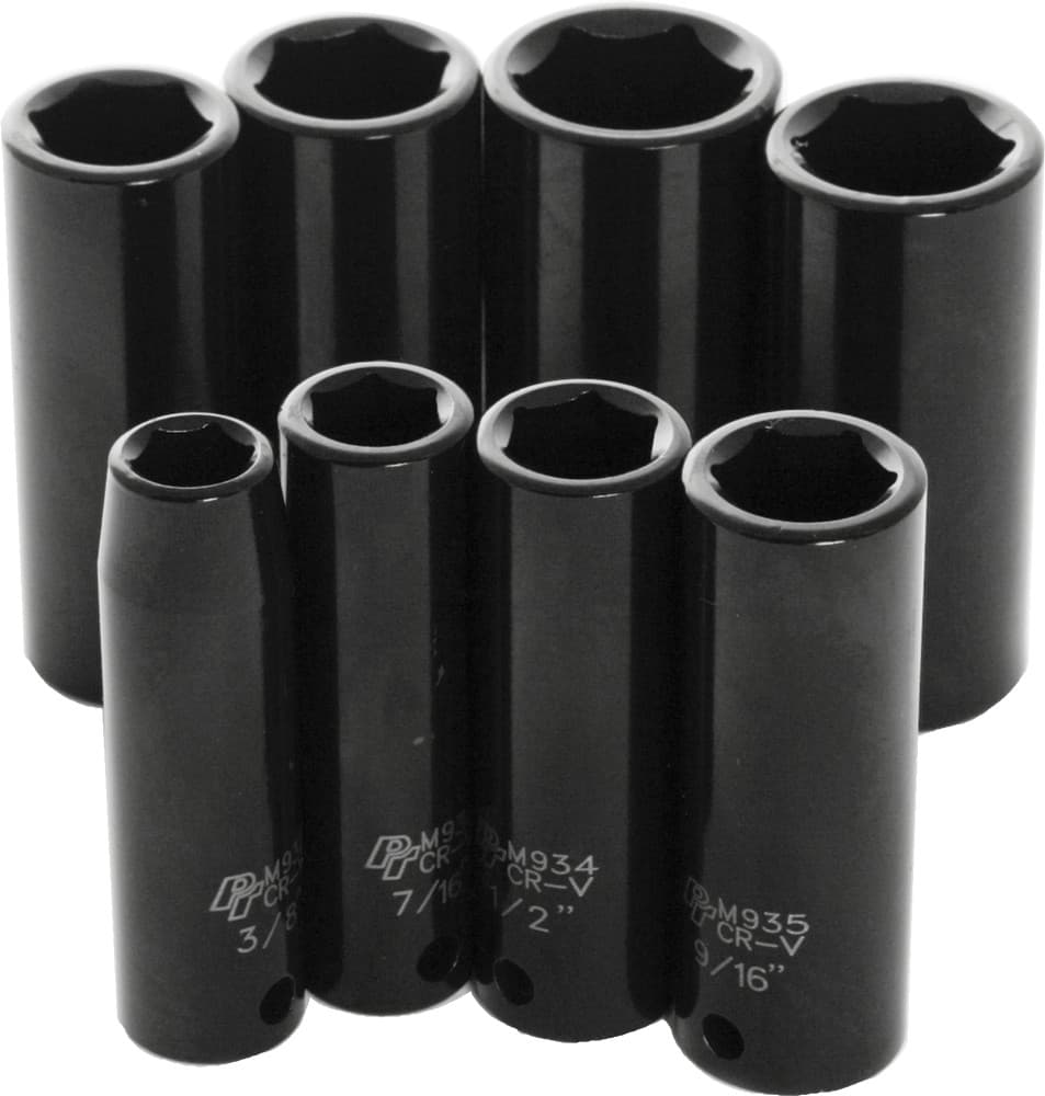 Performance Tool 8 Pc 3/8" Sae Imp Skt Set Deep