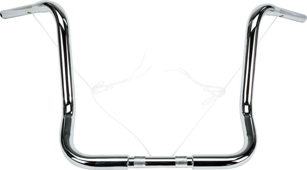 HardDrive 1.25" Bagger Ape-Hanger 16" Chrome Tbw