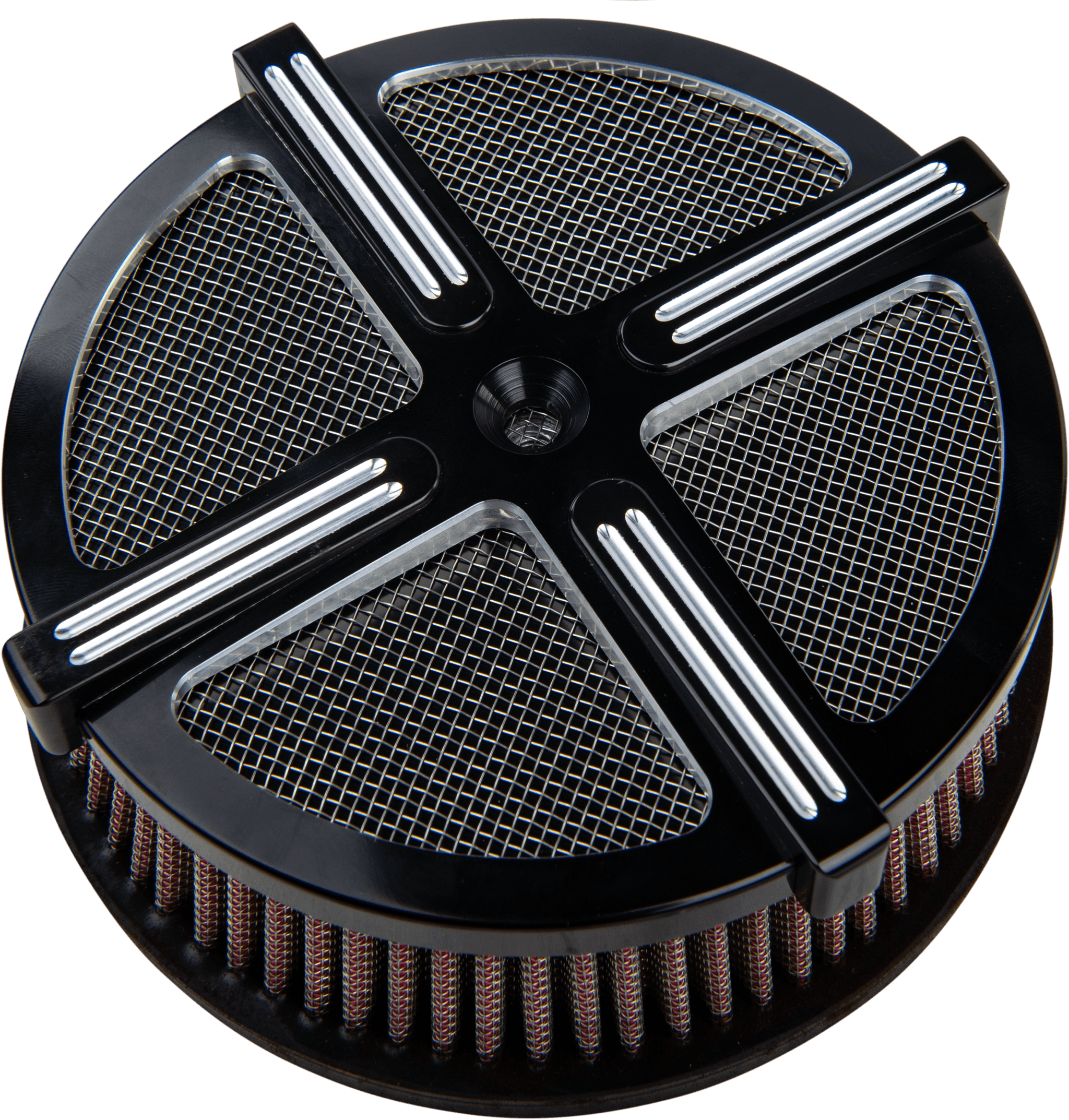 HardDrive X-Force Air Cleaner Kit Black/Raw