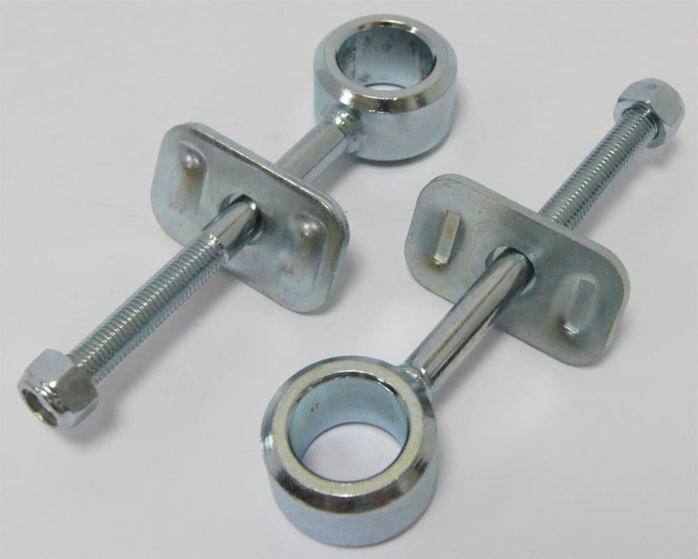 HardDrive Rear Axle Adjuster Set Zinc Flt 84-96 OEM 41573-84