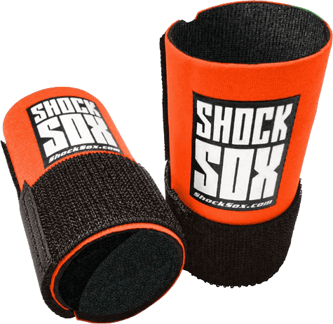 Shock Sox 4"C Orange Conventional Forks