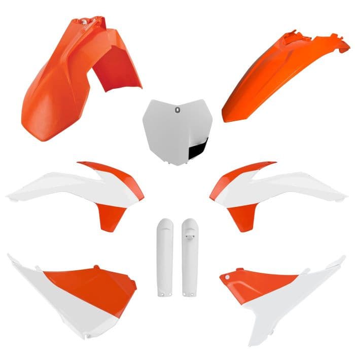 POLISPORT REPLICA PLASTIC KIT,FULL KIT KTM OEM COLOR
