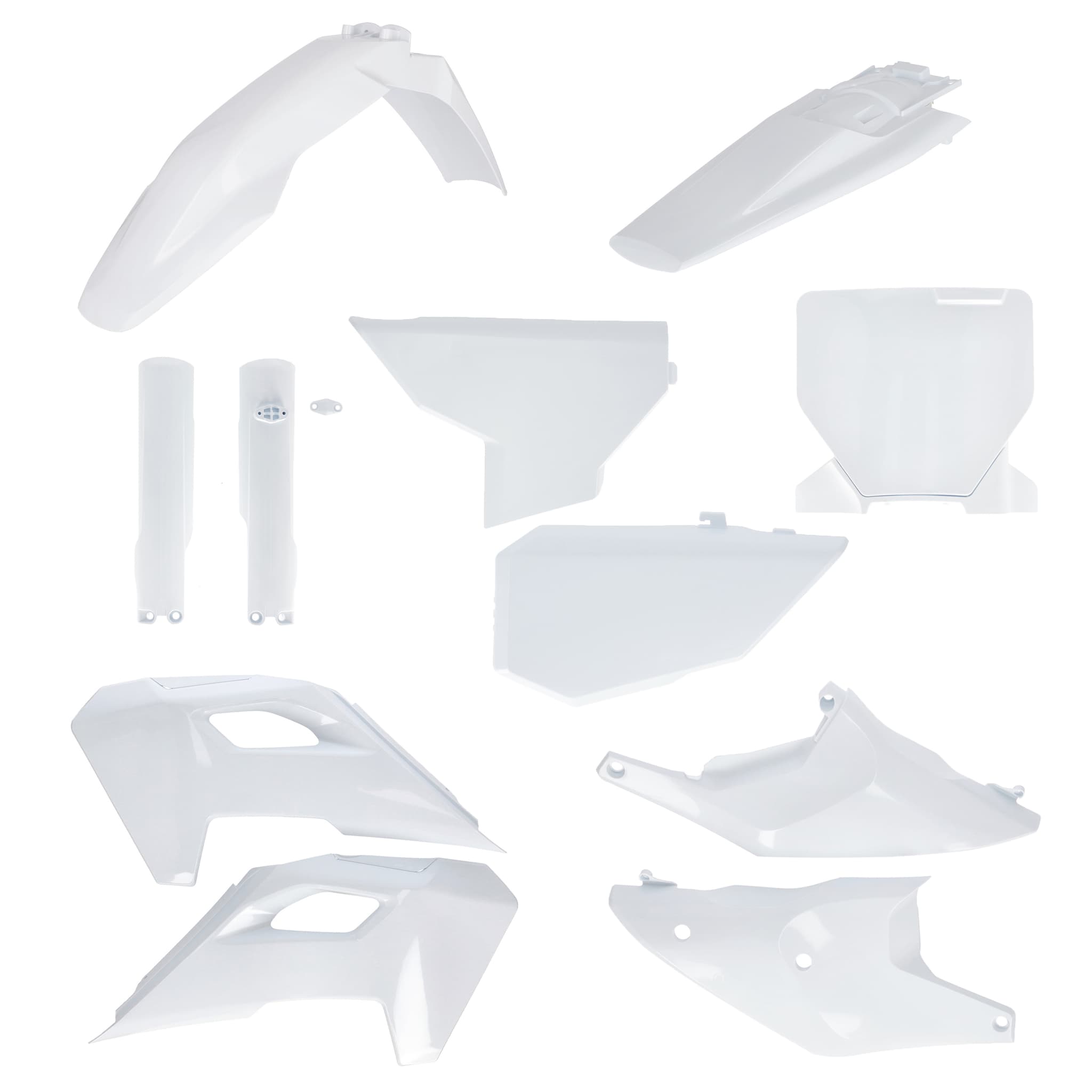 Acerbis Plastic Kit- Full Husqvarna White