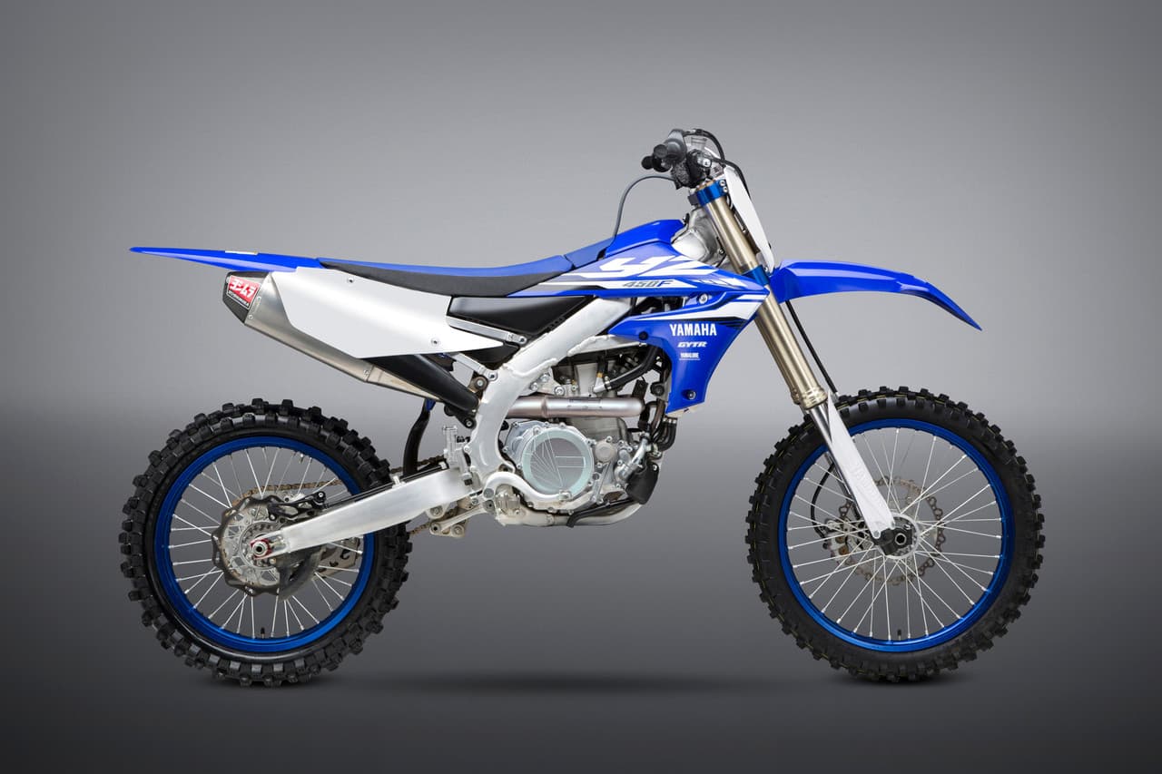 Yoshimura RS-4 Header/Canister/End Cap Exhaust System Ss-Al-Cf
