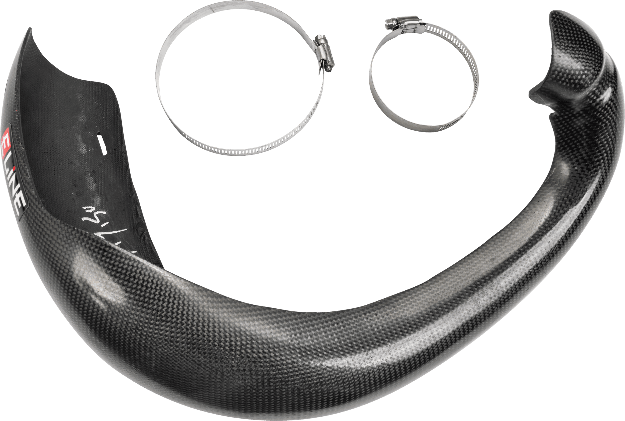 E-Line Accessories Carbon Fiber Pipe Guards KTM