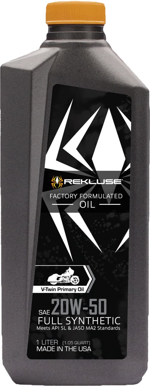 Rekluse Racing Primary Full Syn V-Twin Oil 20W50 1L
