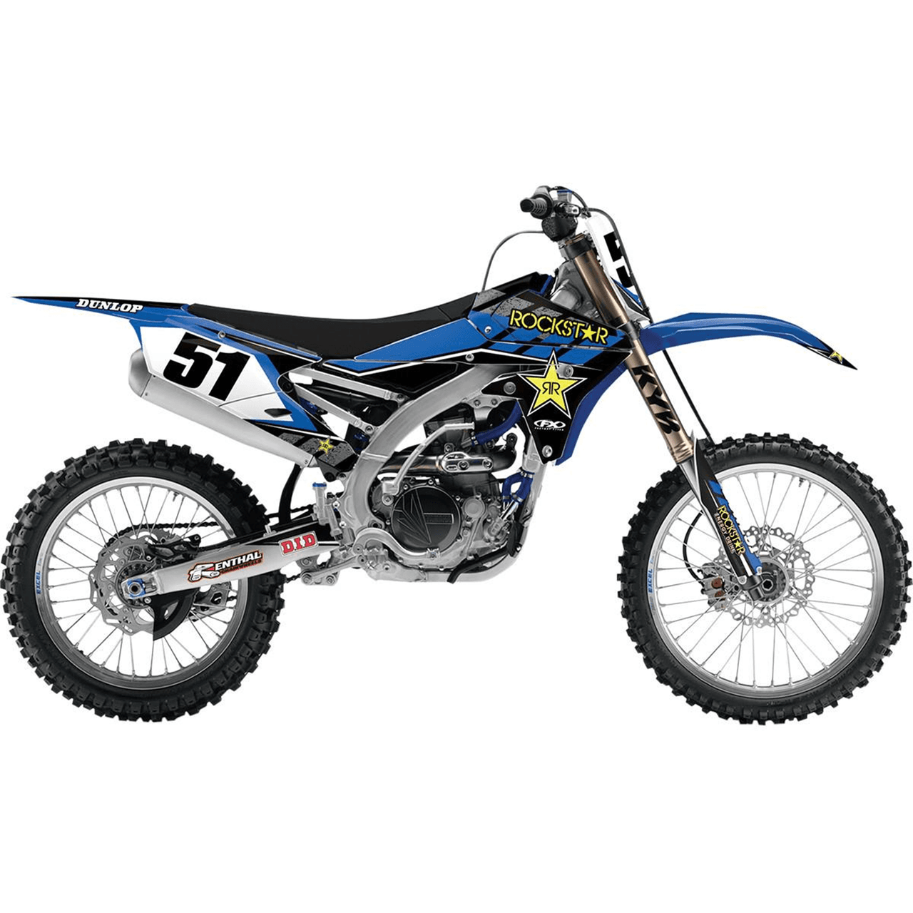 FX 16 ROCKSTAR COMPLETE SHROUD/TRIM/LOWER FORK GRAPHIC KIT