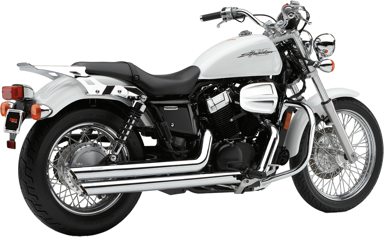 Cobra Streetrod Slashdown F/S Chrome Honda 750 Aero 04-07